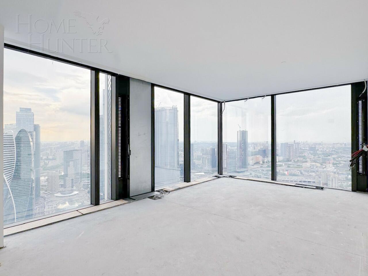 2-КОМН. АПАРТАМЕНТЫ БЕЗ ОТДЕЛКИ 68 М² НА 55 ЭТАЖЕ