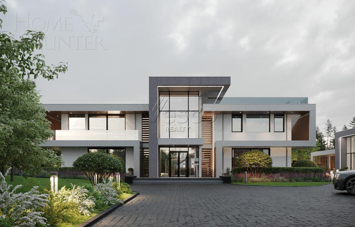 2-этажный коттедж 2 206 м² без отделки