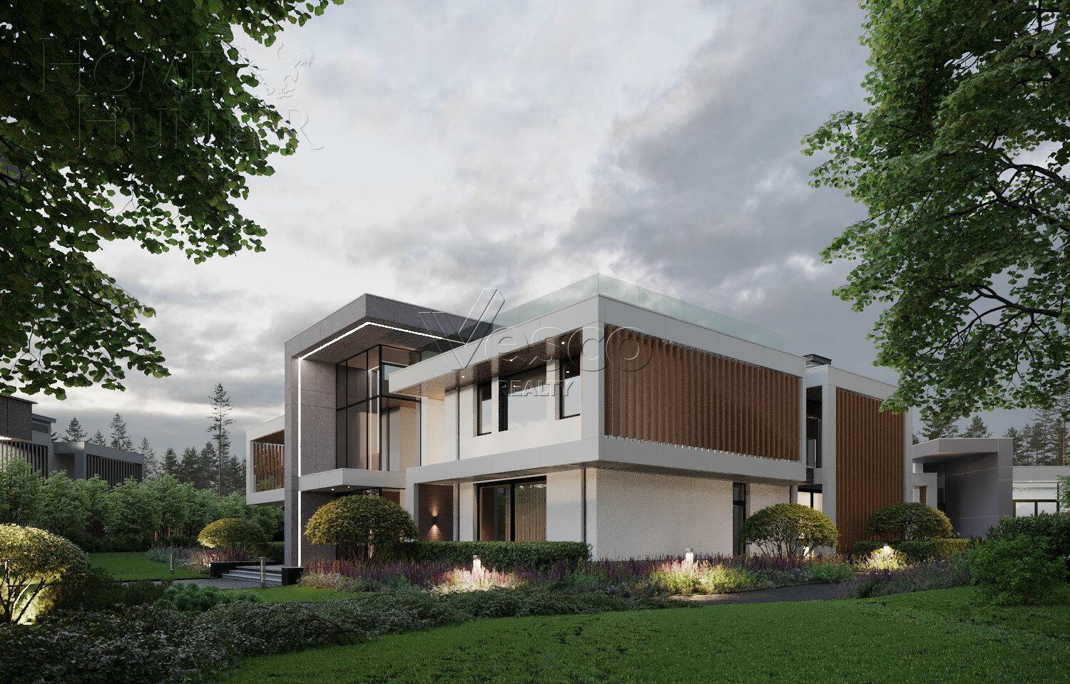 2-этажный коттедж 2 206 м² без отделки