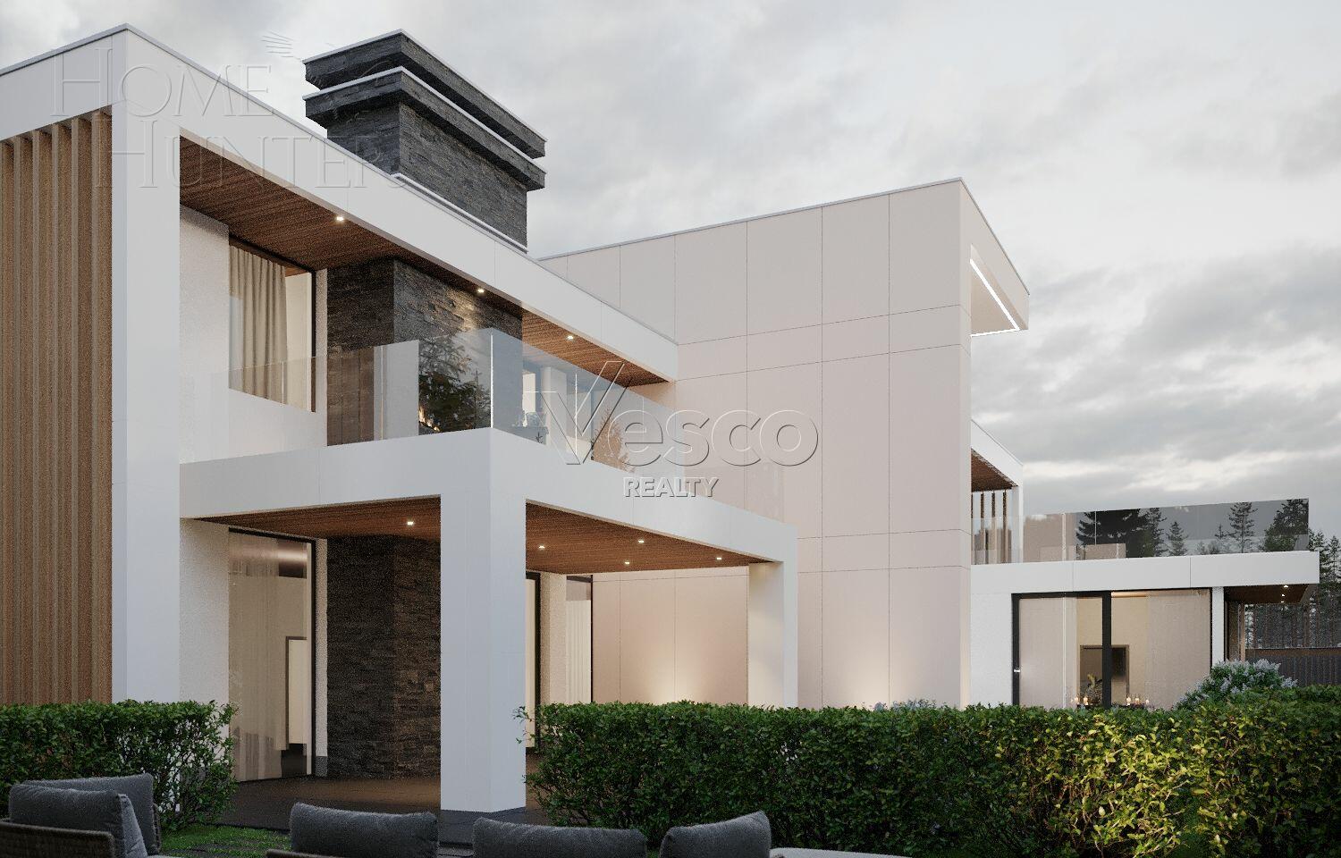 2-этажный коттедж 1 325 м² без отделки