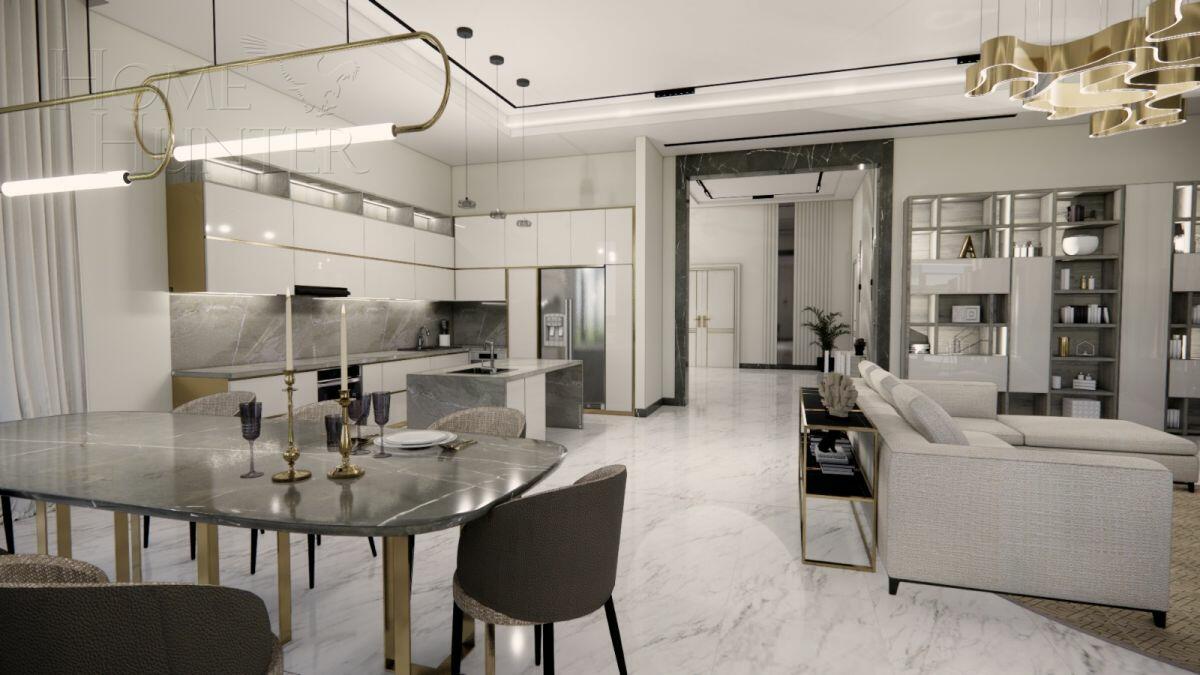 2-этажный коттедж 500 м² без отделки