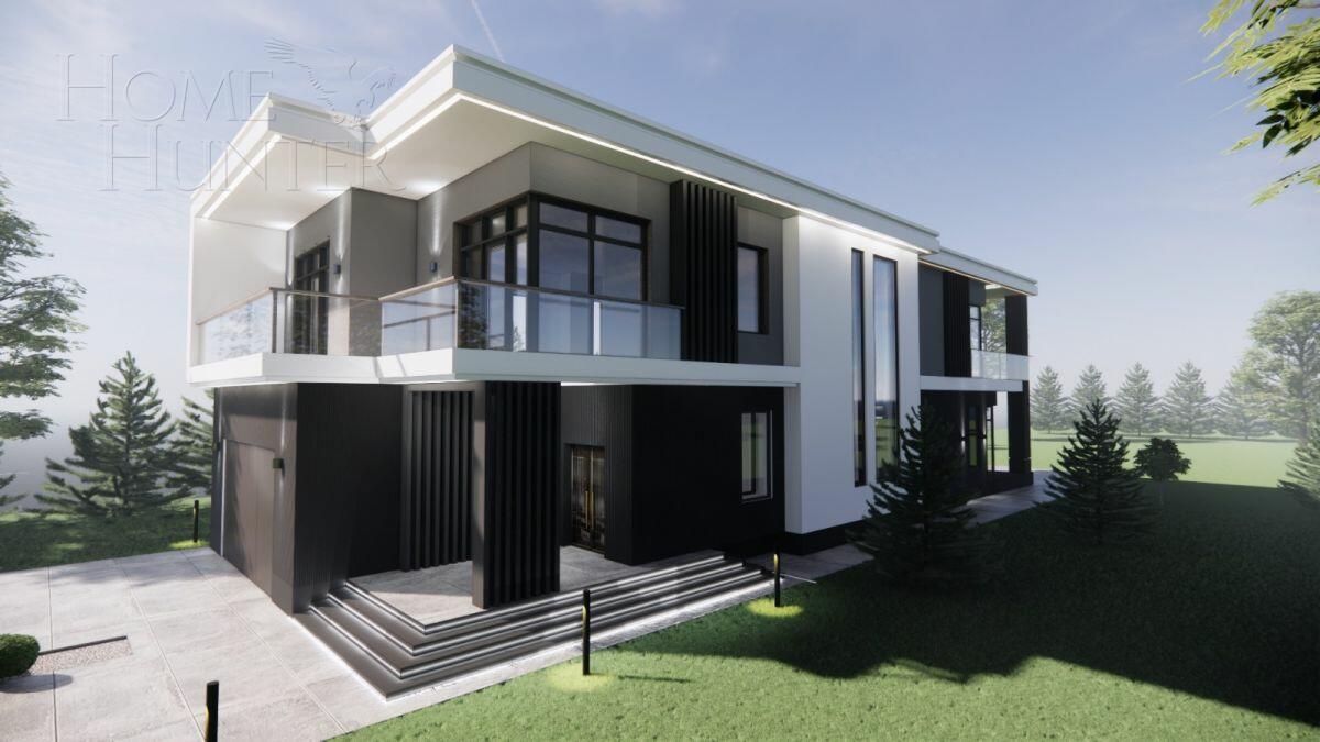 2-этажный коттедж 500 м² без отделки