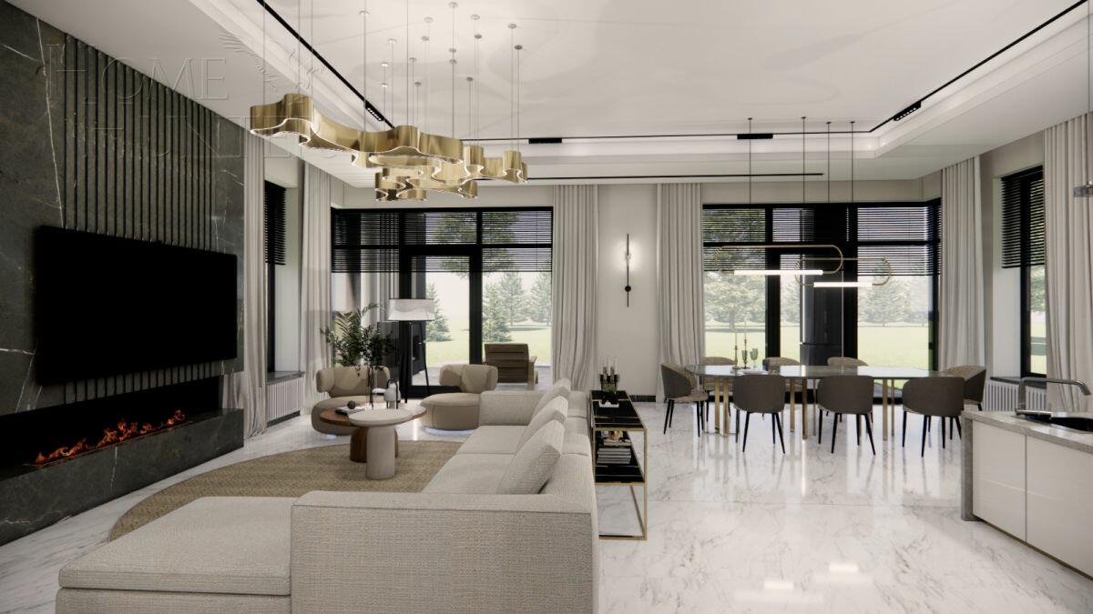 2-этажный коттедж 500 м² без отделки