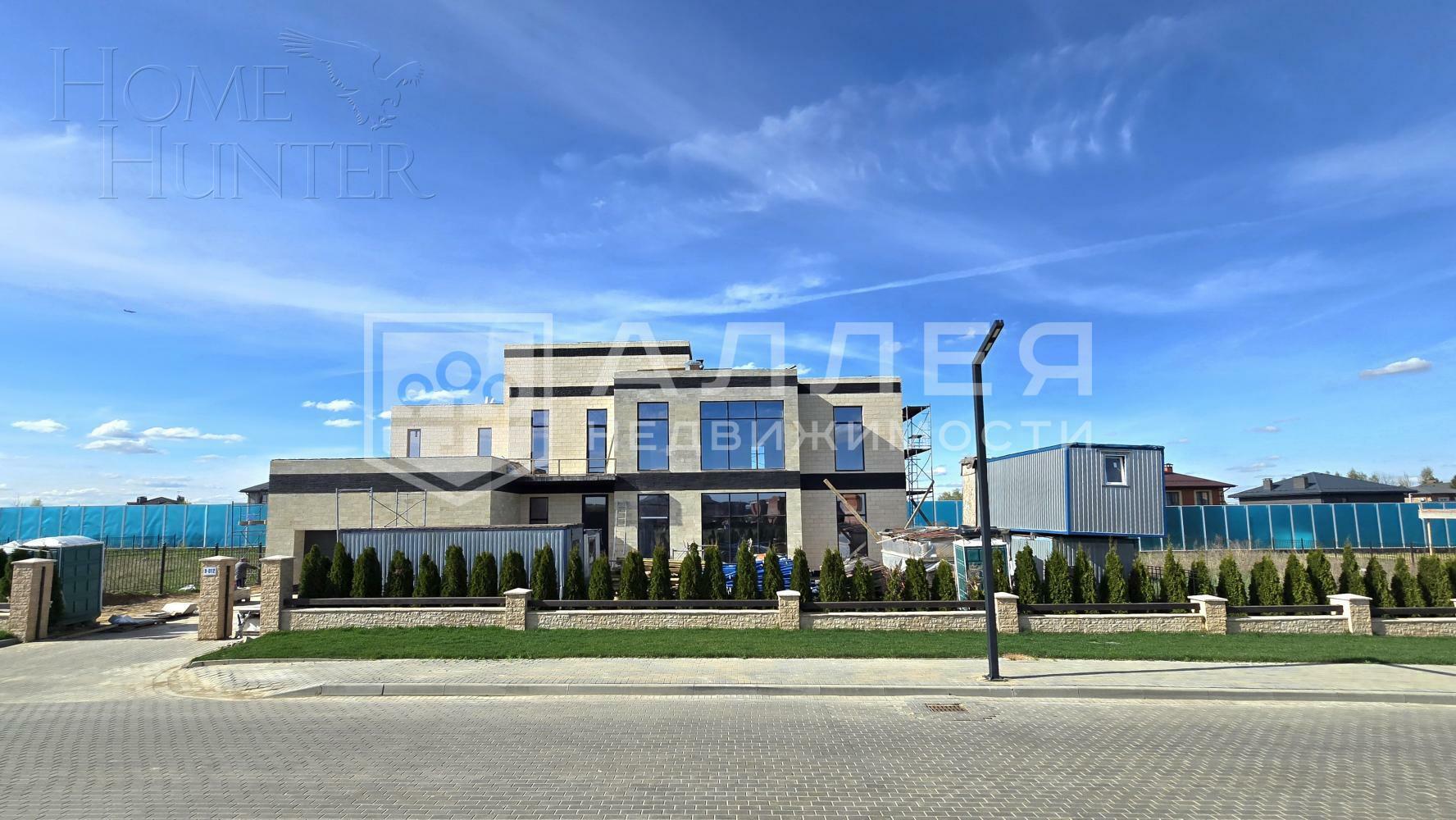 2-этажный коттедж 830 м² без отделки