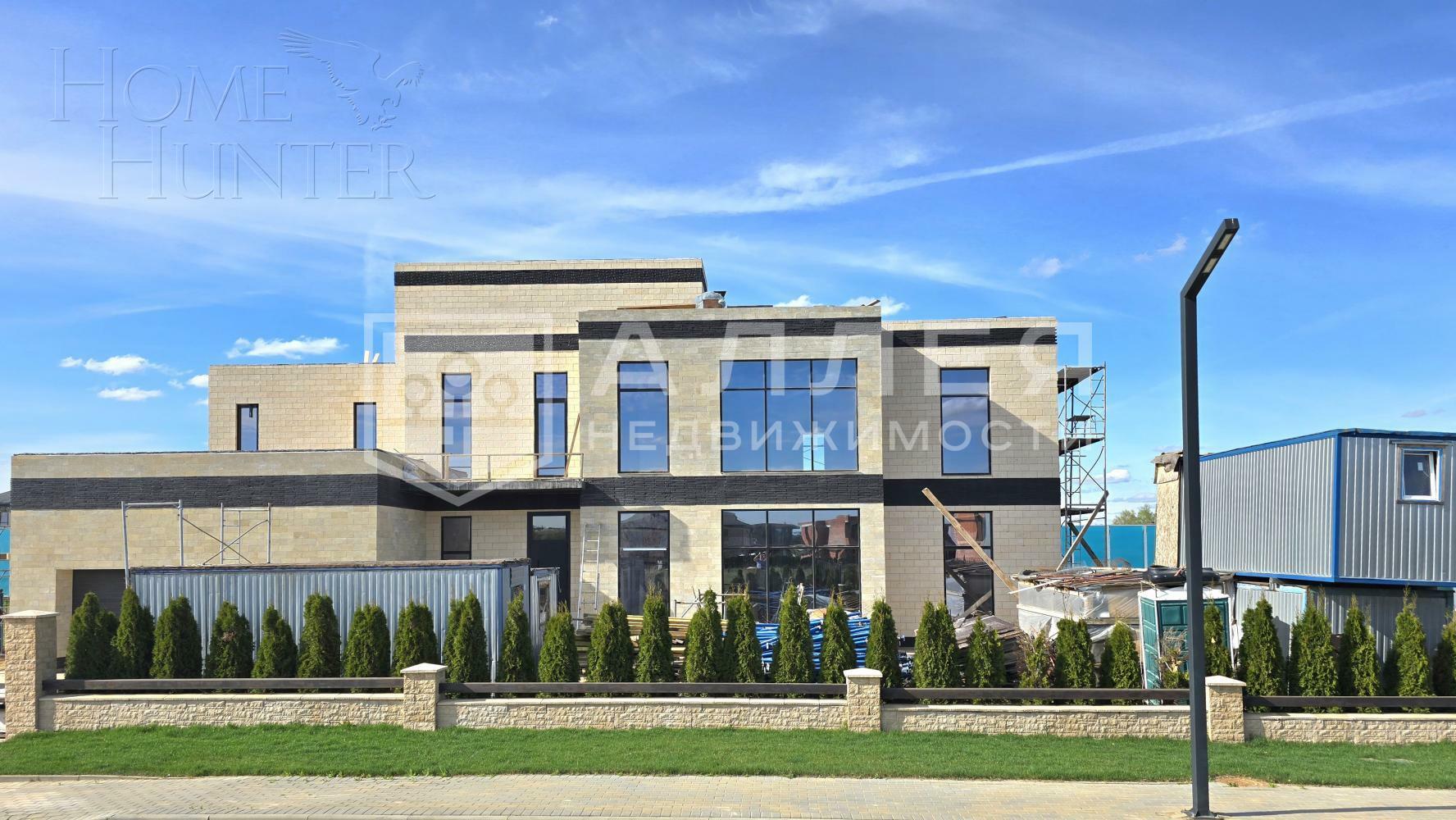 2-этажный коттедж 830 м² без отделки