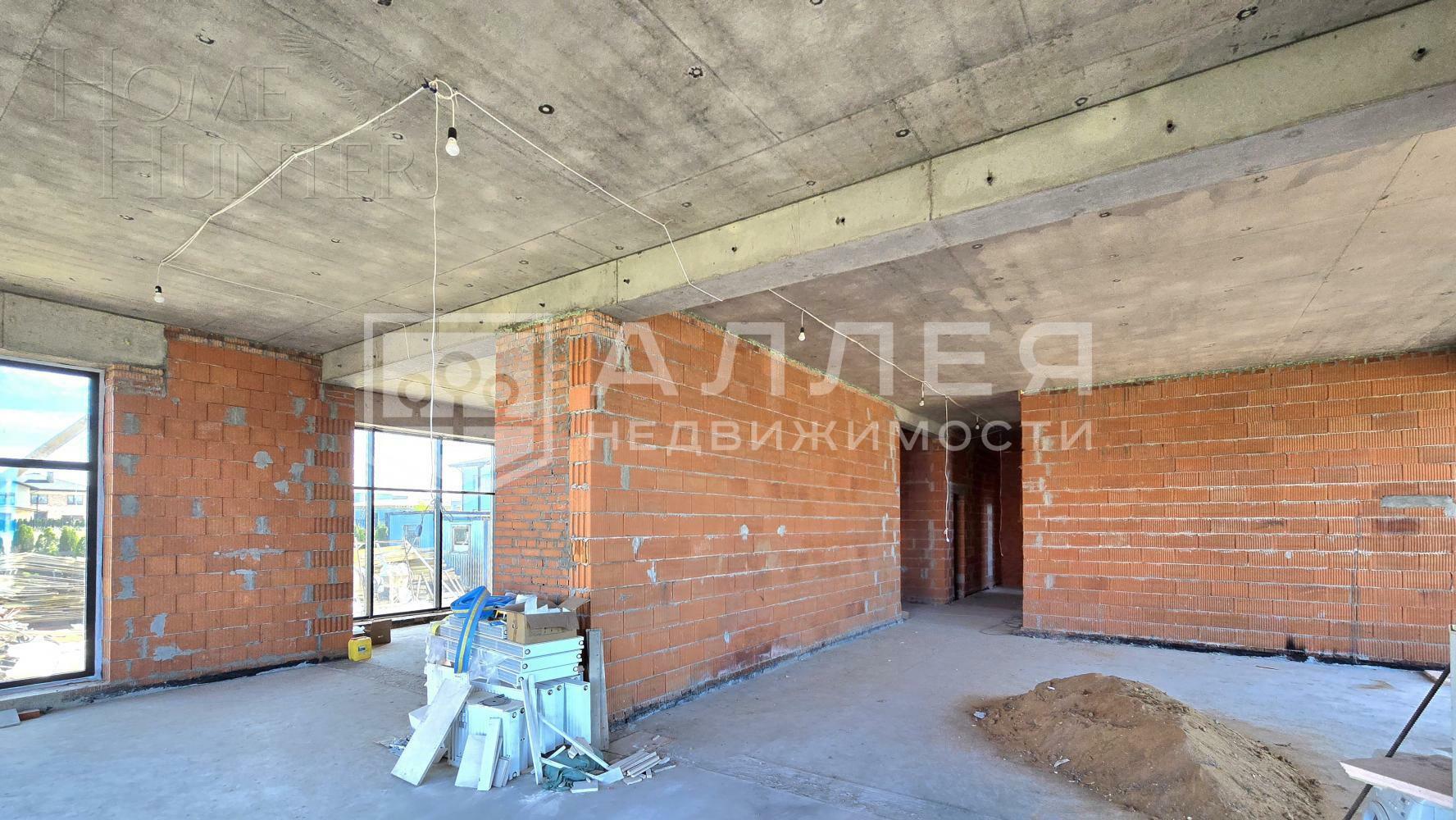 2-этажный коттедж 830 м² без отделки