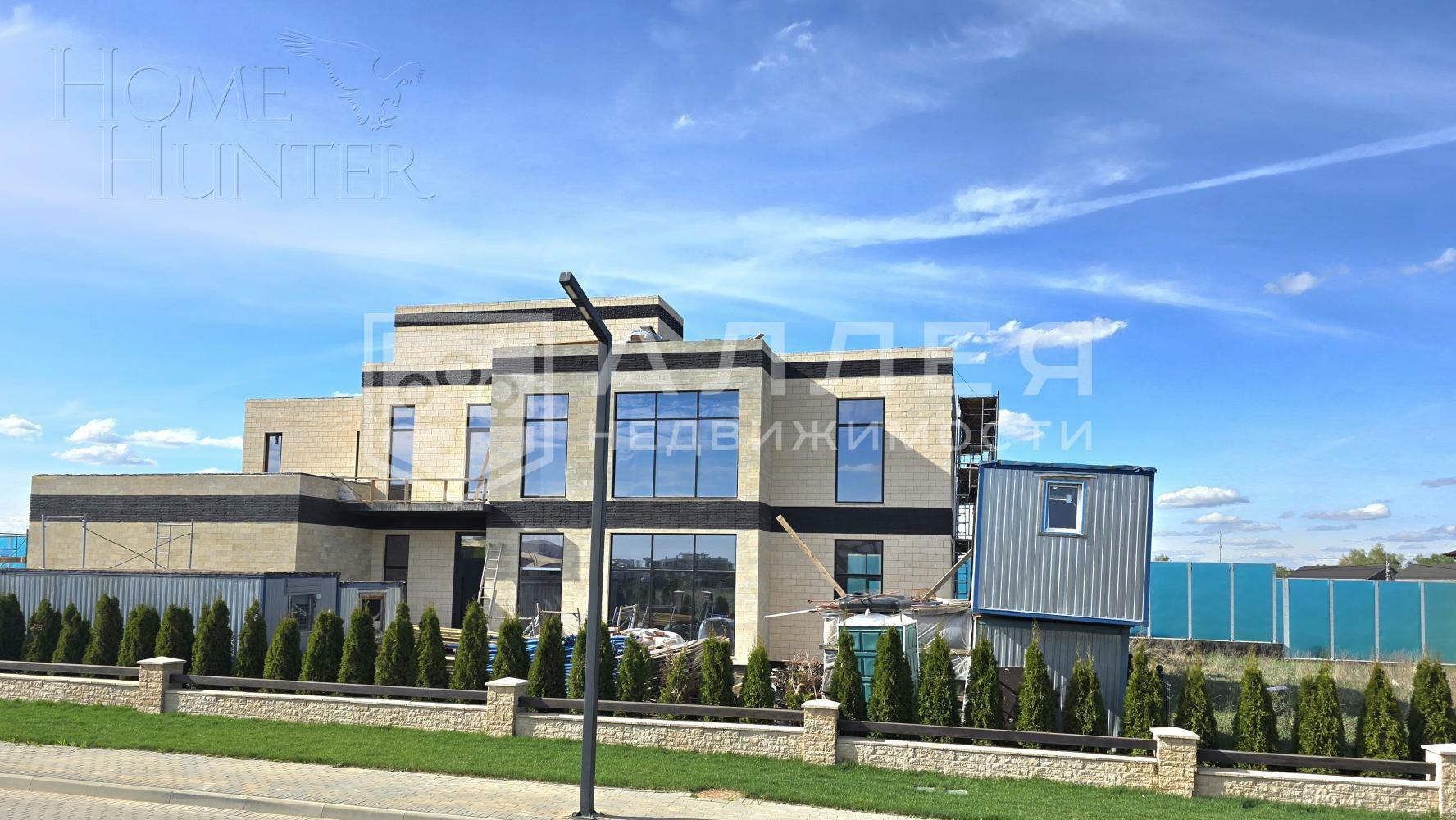 2-этажный коттедж 830 м² без отделки