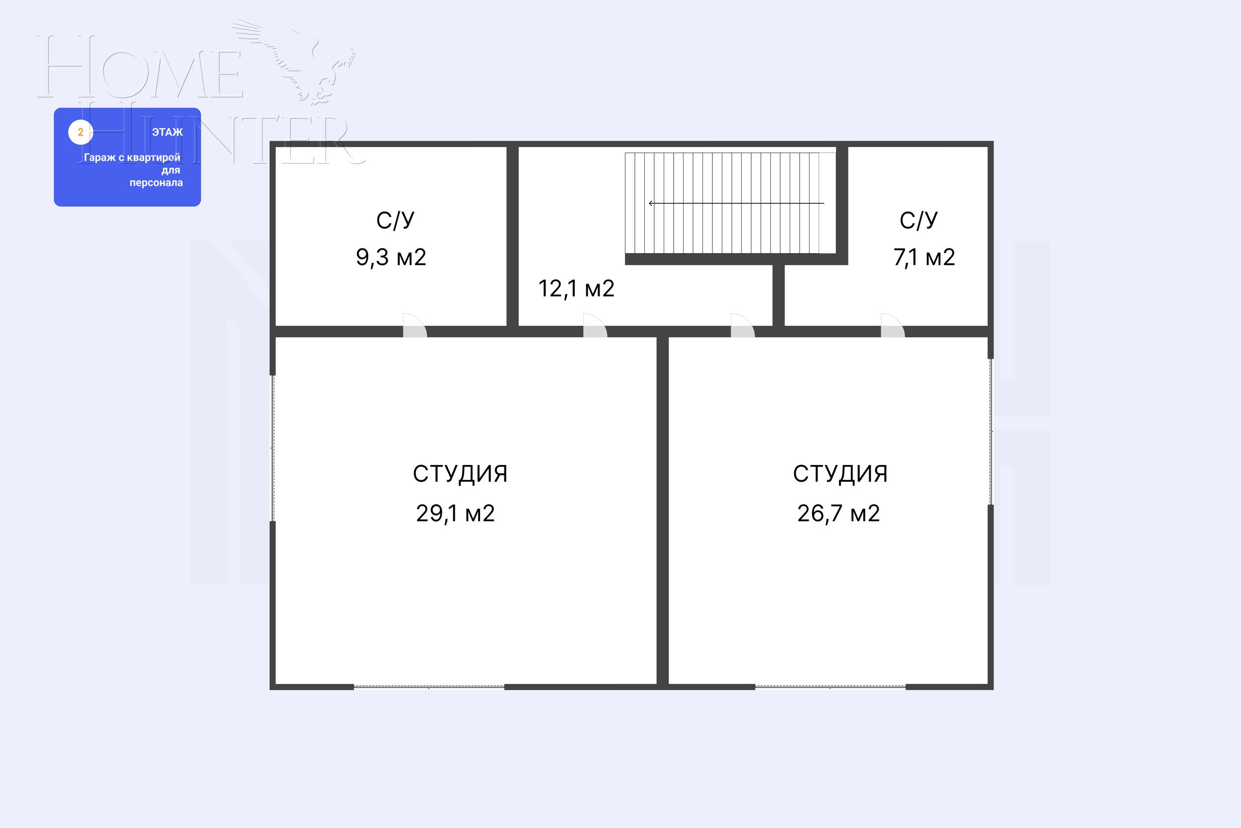 2-этажный коттедж 900 м² с отделкой