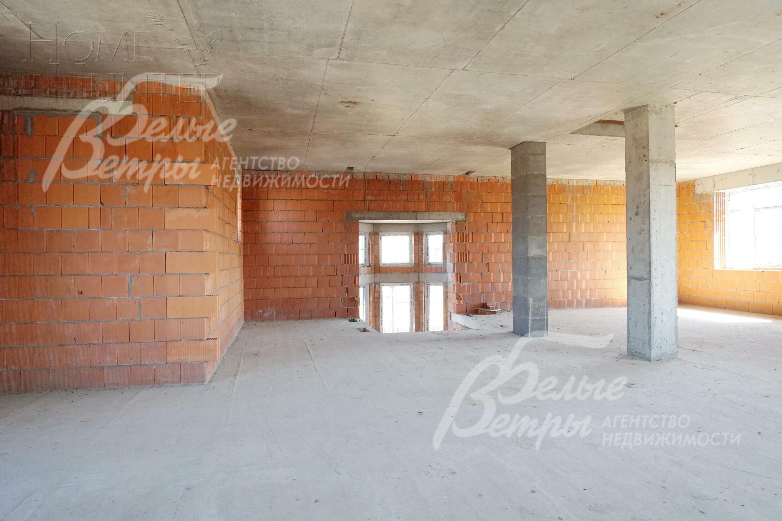 2-этажный коттедж 252 м² без отделки