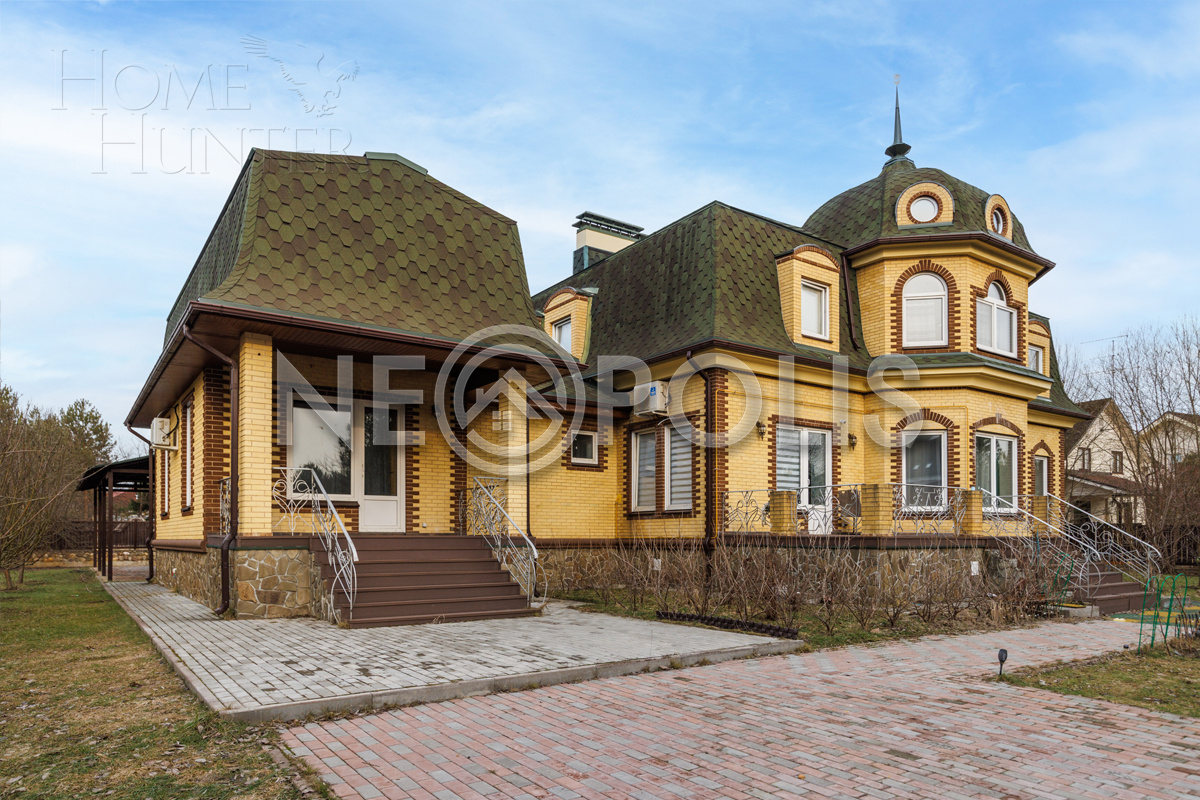 3-этажный коттедж 409.4 м² с отделкой