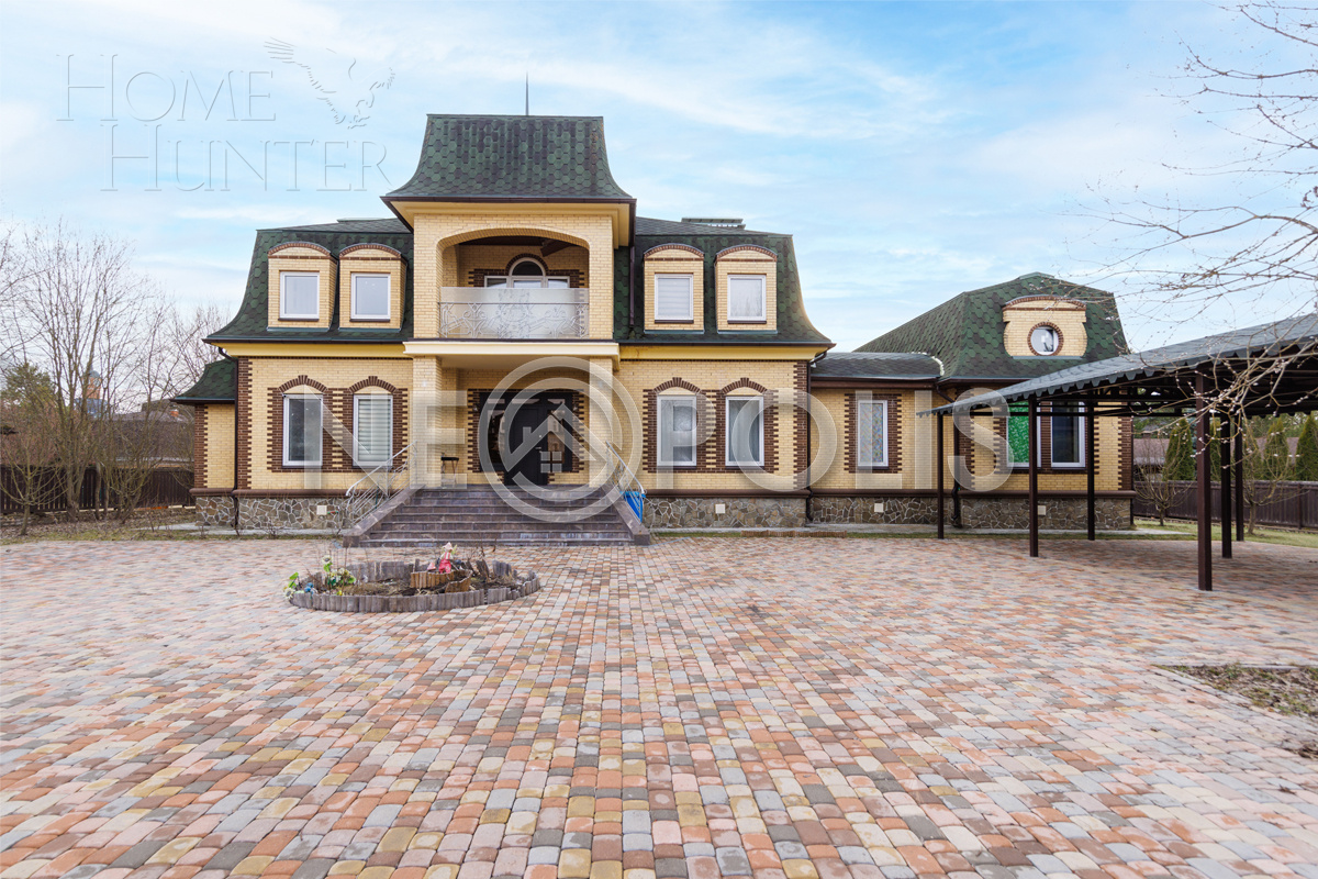 3-этажный коттедж 409.4 м² с отделкой