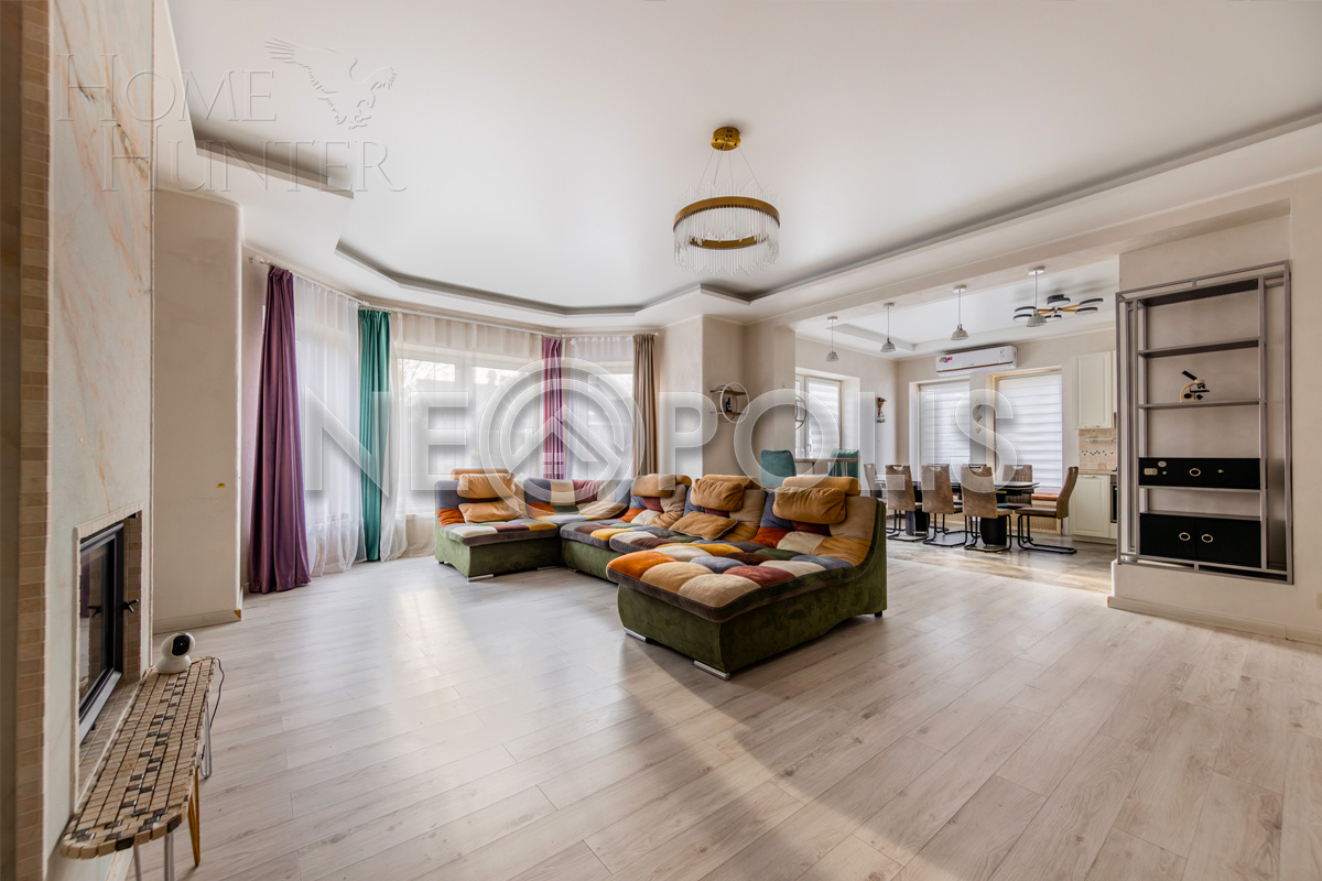 3-этажный коттедж 409.4 м² с отделкой