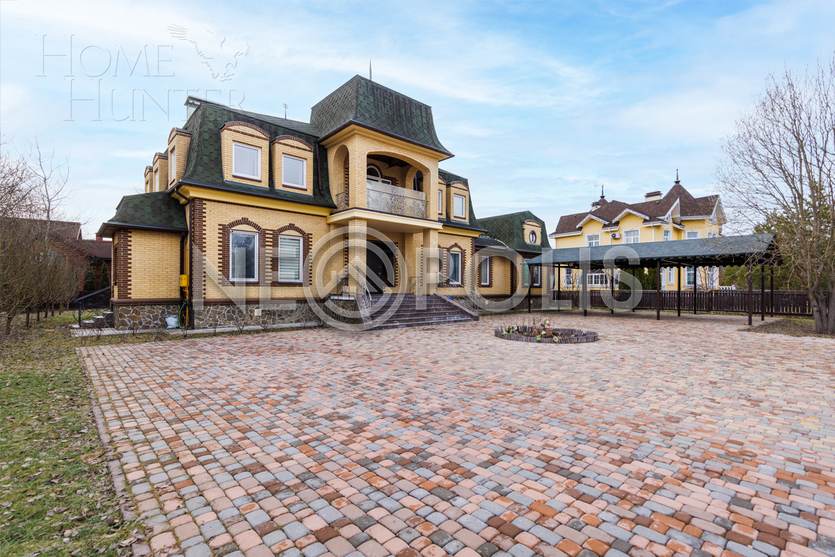 3-этажный коттедж 409.4 м² с отделкой