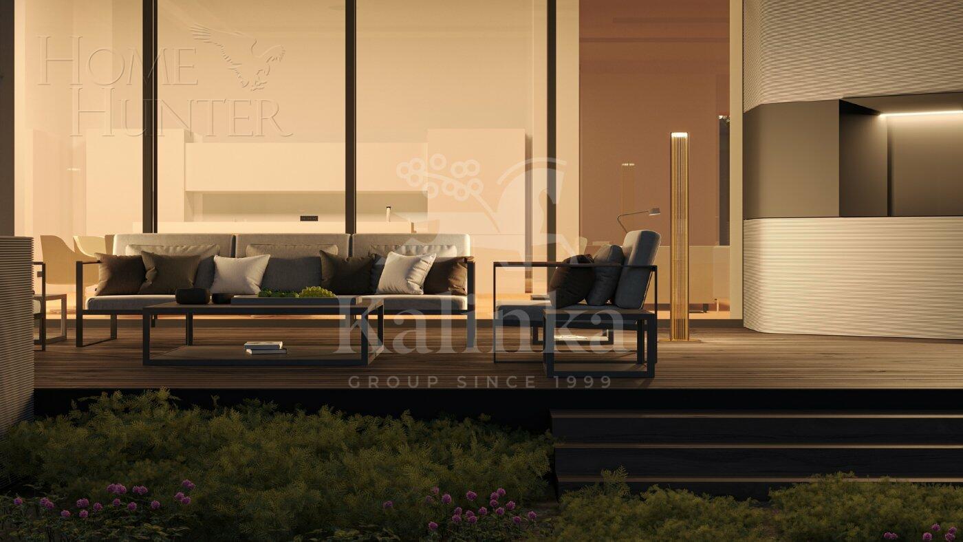 1-этажный коттедж 489 м² без отделки