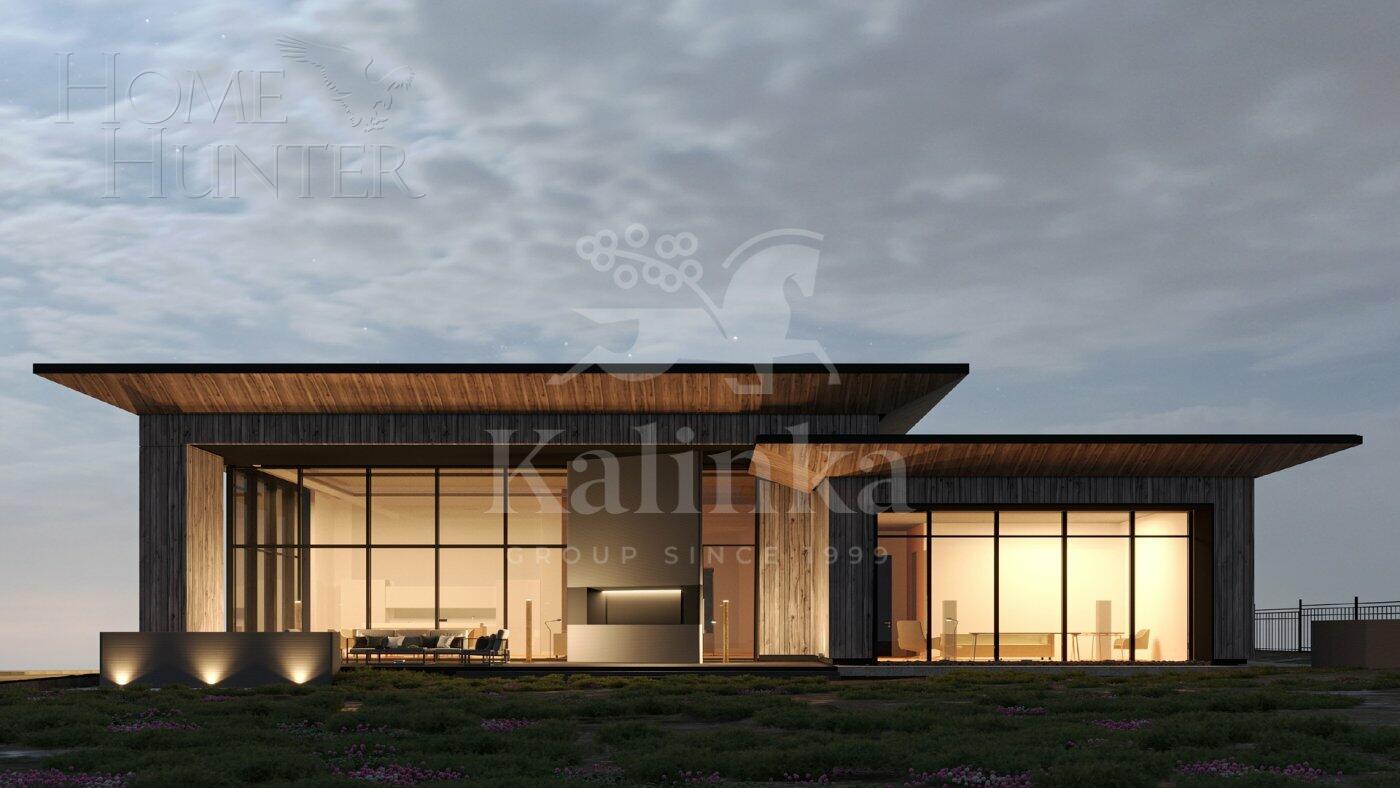 1-этажный коттедж 489 м² без отделки