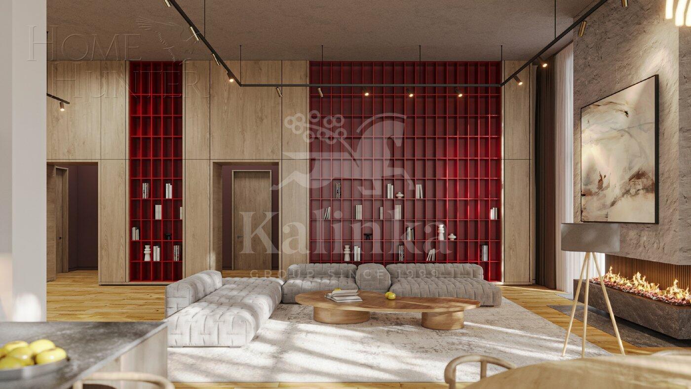 1-этажный коттедж 489 м² без отделки