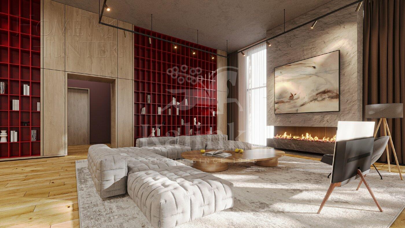 1-этажный коттедж 489 м² без отделки