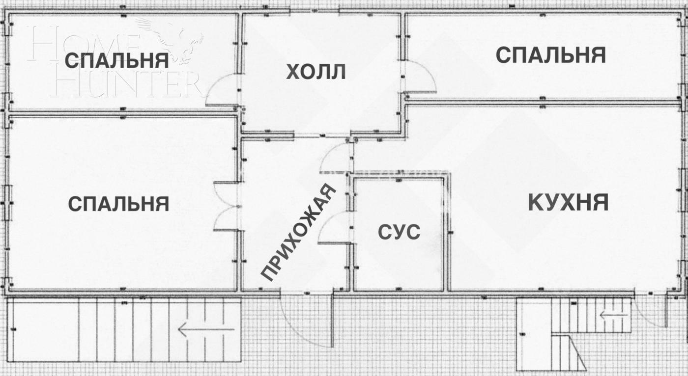 4-КОМН. КВАРТИРА С ОТДЕЛКОЙ 108 М² НА 4 ЭТАЖЕ