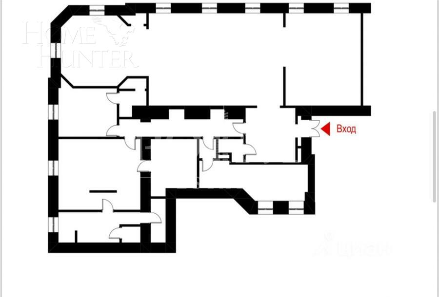 4-КОМН. КВАРТИРА С ОТДЕЛКОЙ 240 М² НА 2 ЭТАЖЕ
