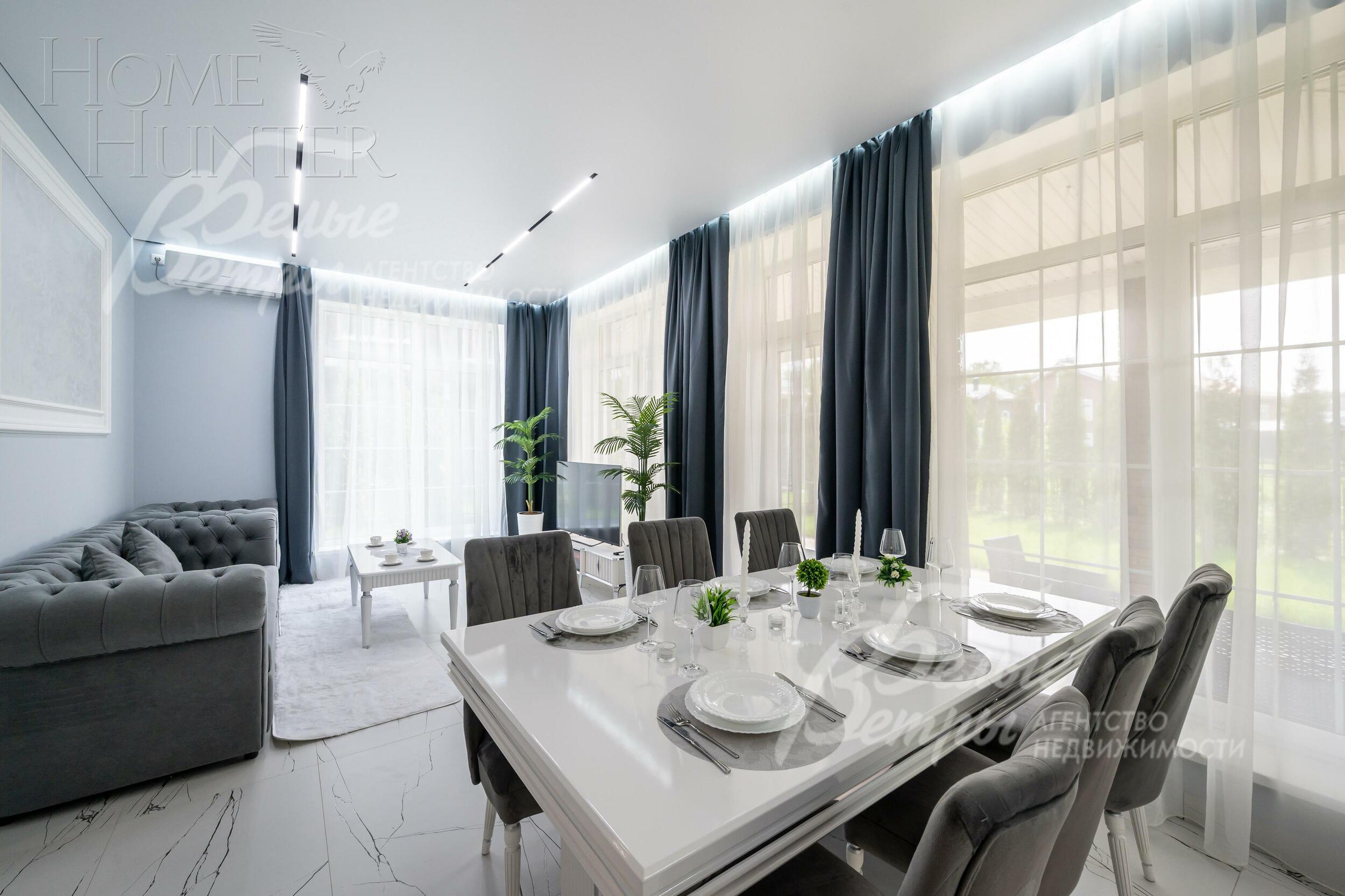 2-этажный коттедж 220 м² без отделки