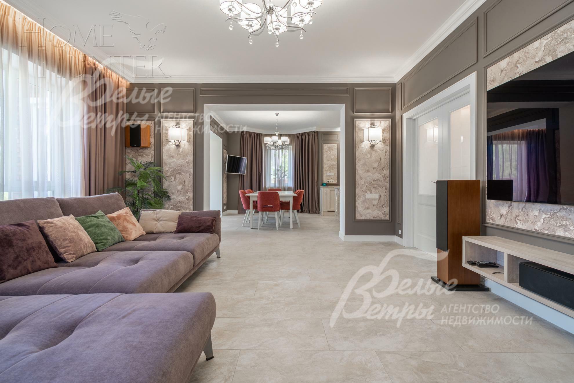 2-этажный коттедж 250 м² с отделкой