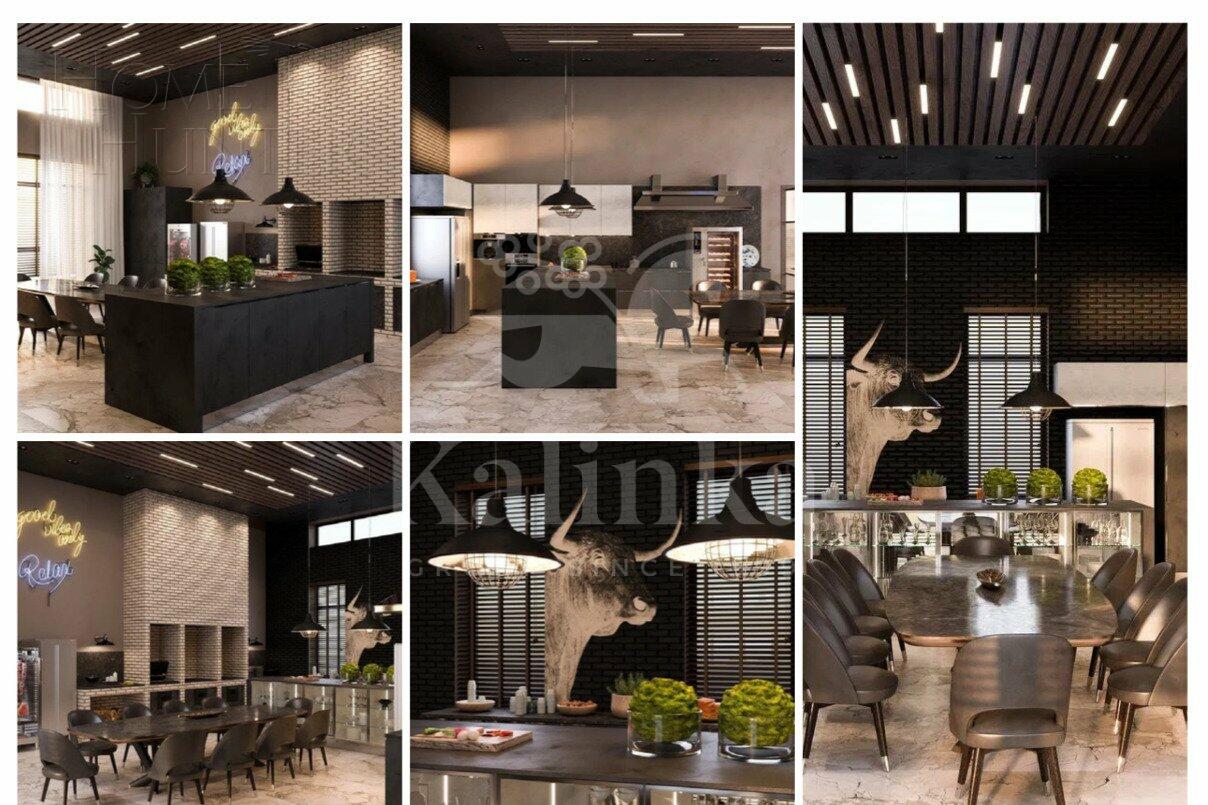 3-этажный коттедж 2 524 м² без отделки