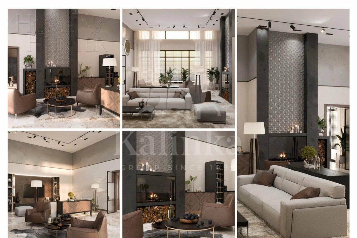 3-этажный коттедж 2 524 м² без отделки