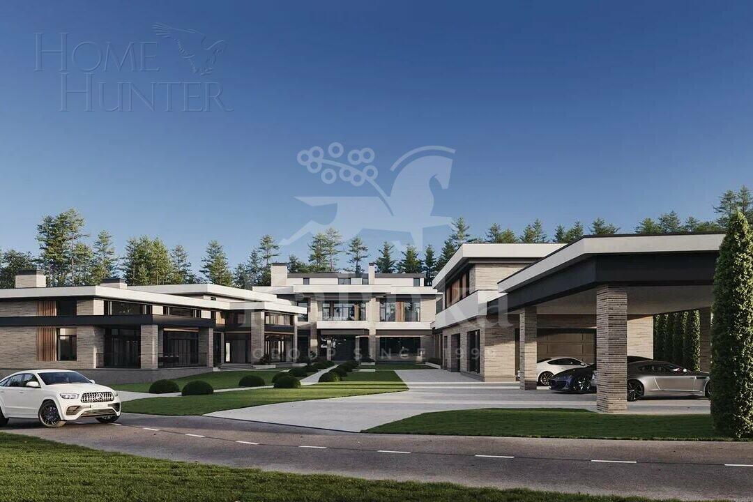 3-этажный коттедж 2 524 м² без отделки