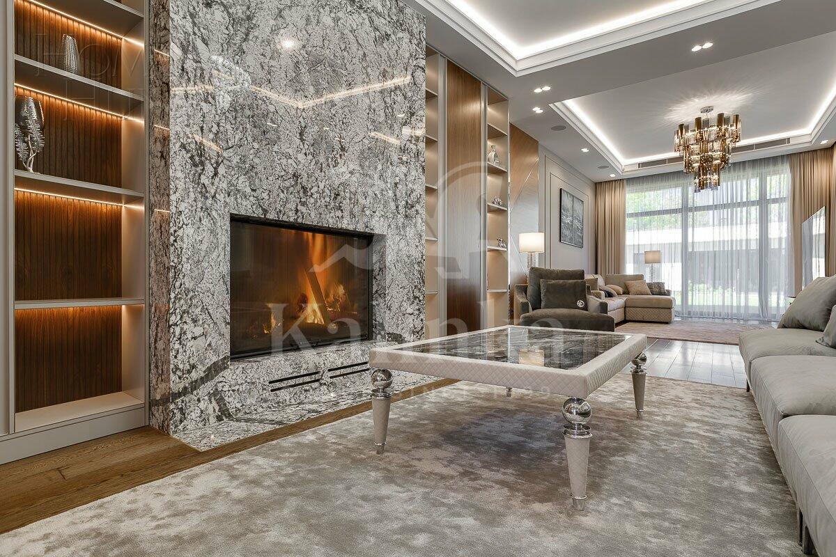 2-этажный коттедж 1 145 м² с отделкой