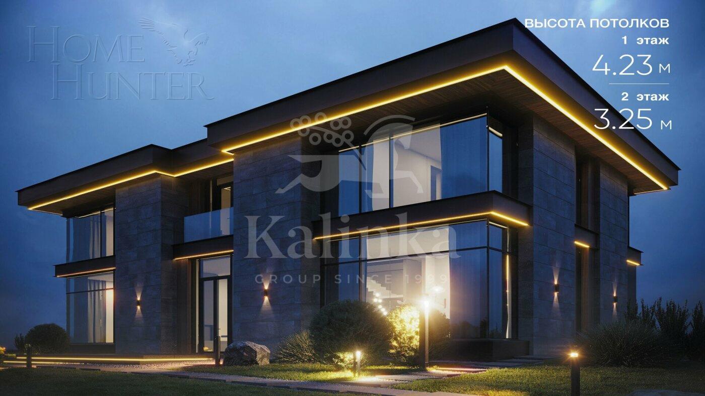 2-этажный коттедж 455 м² без отделки