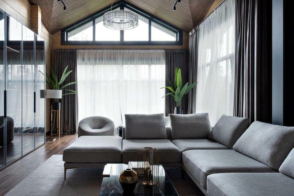 1-этажный коттедж 250 м² с отделкой