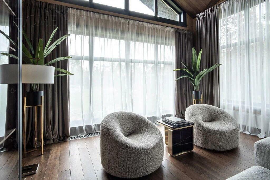 1-этажный коттедж 250 м² с отделкой