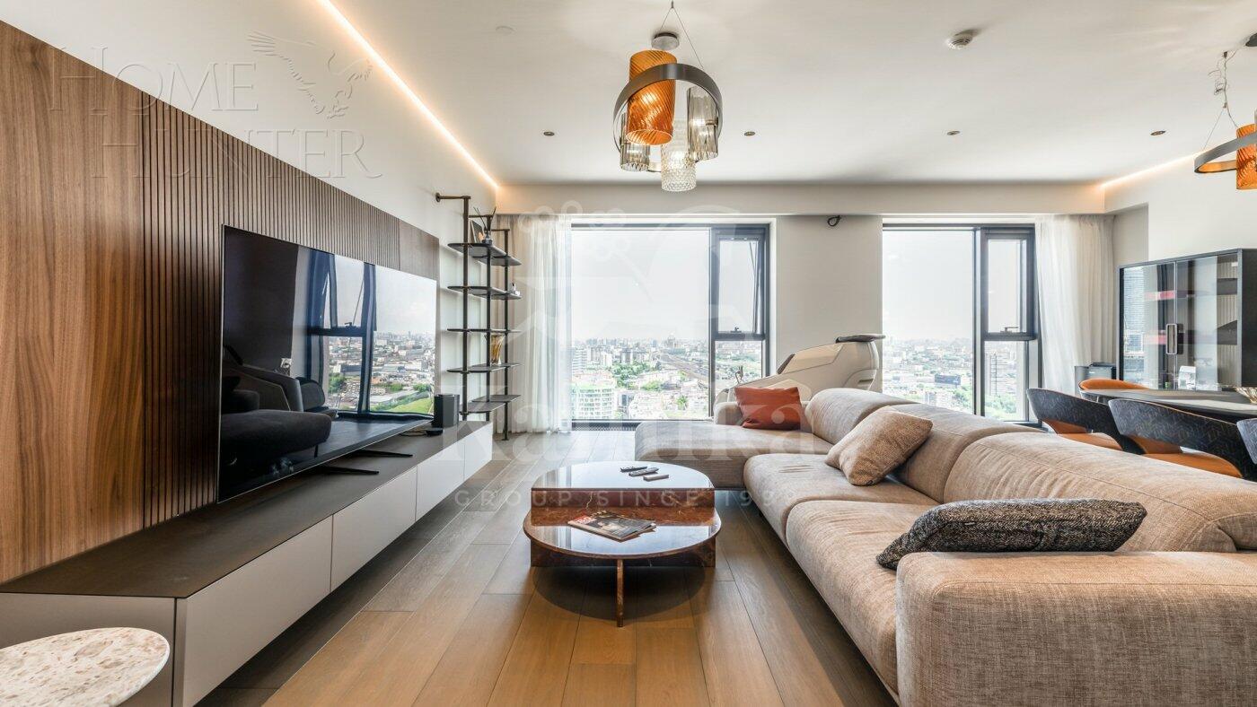 3-КОМН. АПАРТАМЕНТЫ С ОТДЕЛКОЙ 128 М² НА 24 ЭТАЖЕ