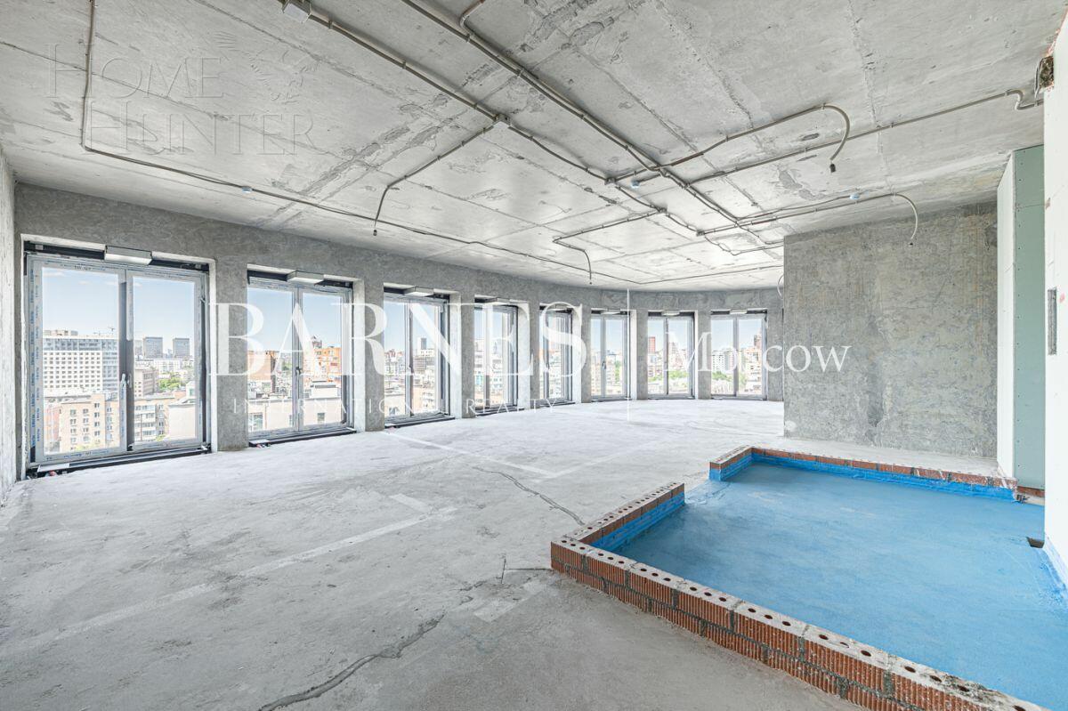 5-КОМН. АПАРТАМЕНТЫ БЕЗ ОТДЕЛКИ 216 М² НА 14 ЭТАЖЕ