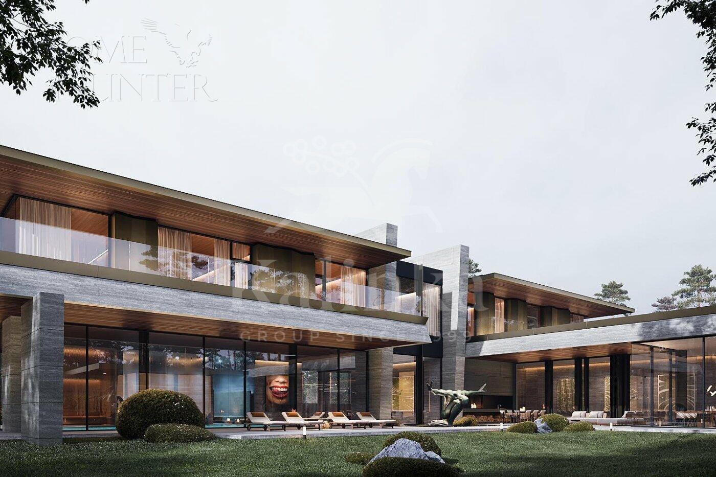 2-этажный коттедж 2 000 м² с отделкой