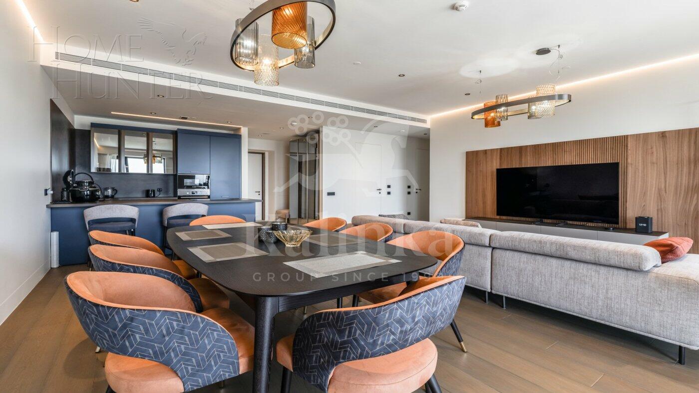 3-КОМН. АПАРТАМЕНТЫ С ОТДЕЛКОЙ 128 М² НА 24 ЭТАЖЕ