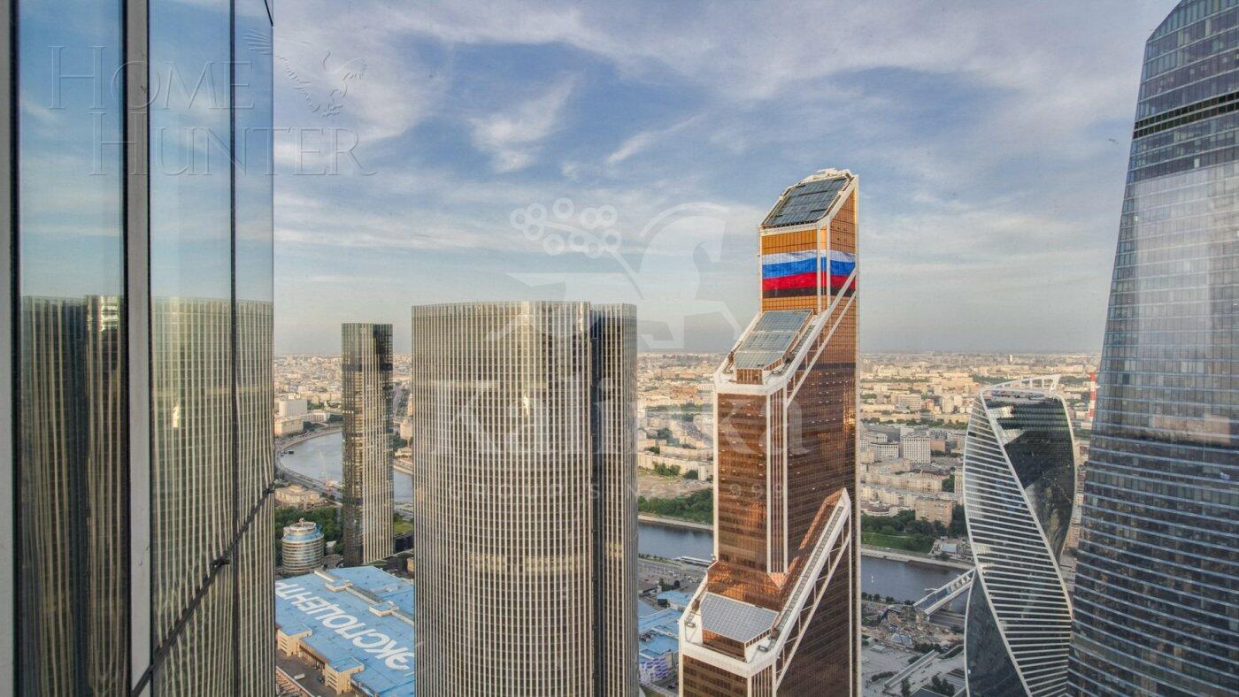 3-КОМН. АПАРТАМЕНТЫ БЕЗ ОТДЕЛКИ 142.5 М² НА 63 ЭТАЖЕ