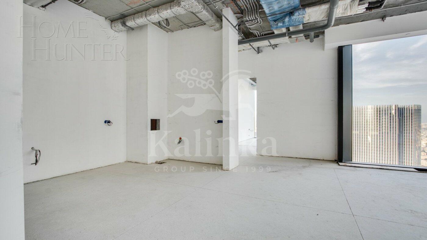 3-КОМН. АПАРТАМЕНТЫ БЕЗ ОТДЕЛКИ 142.5 М² НА 63 ЭТАЖЕ