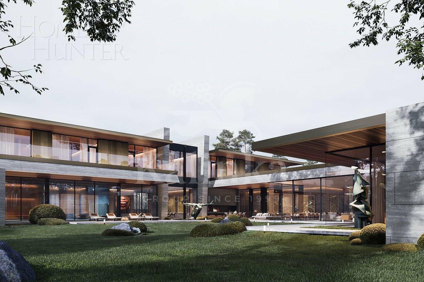 2-этажный коттедж 2 000 м² с отделкой