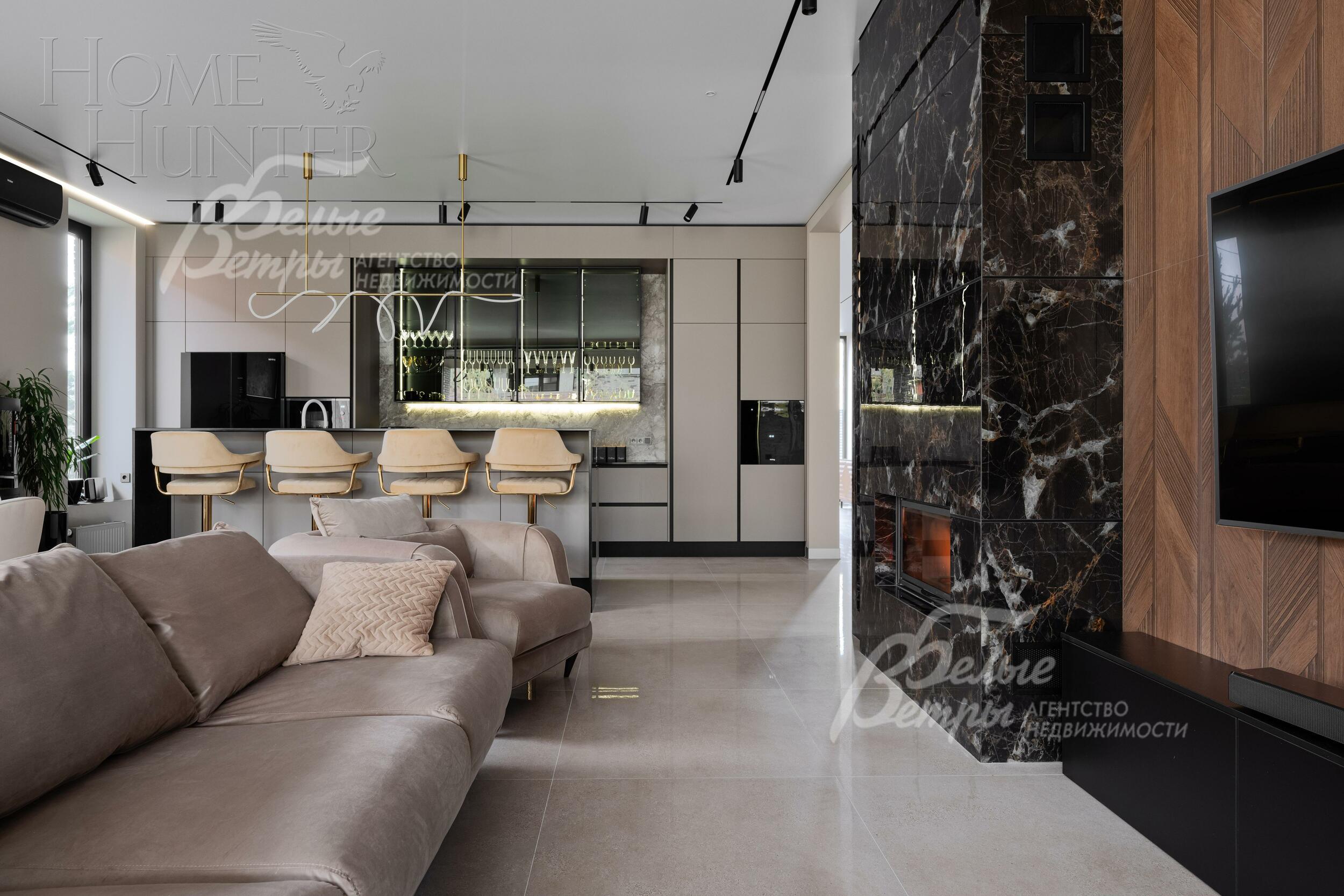 2-этажный коттедж 356 м² с отделкой