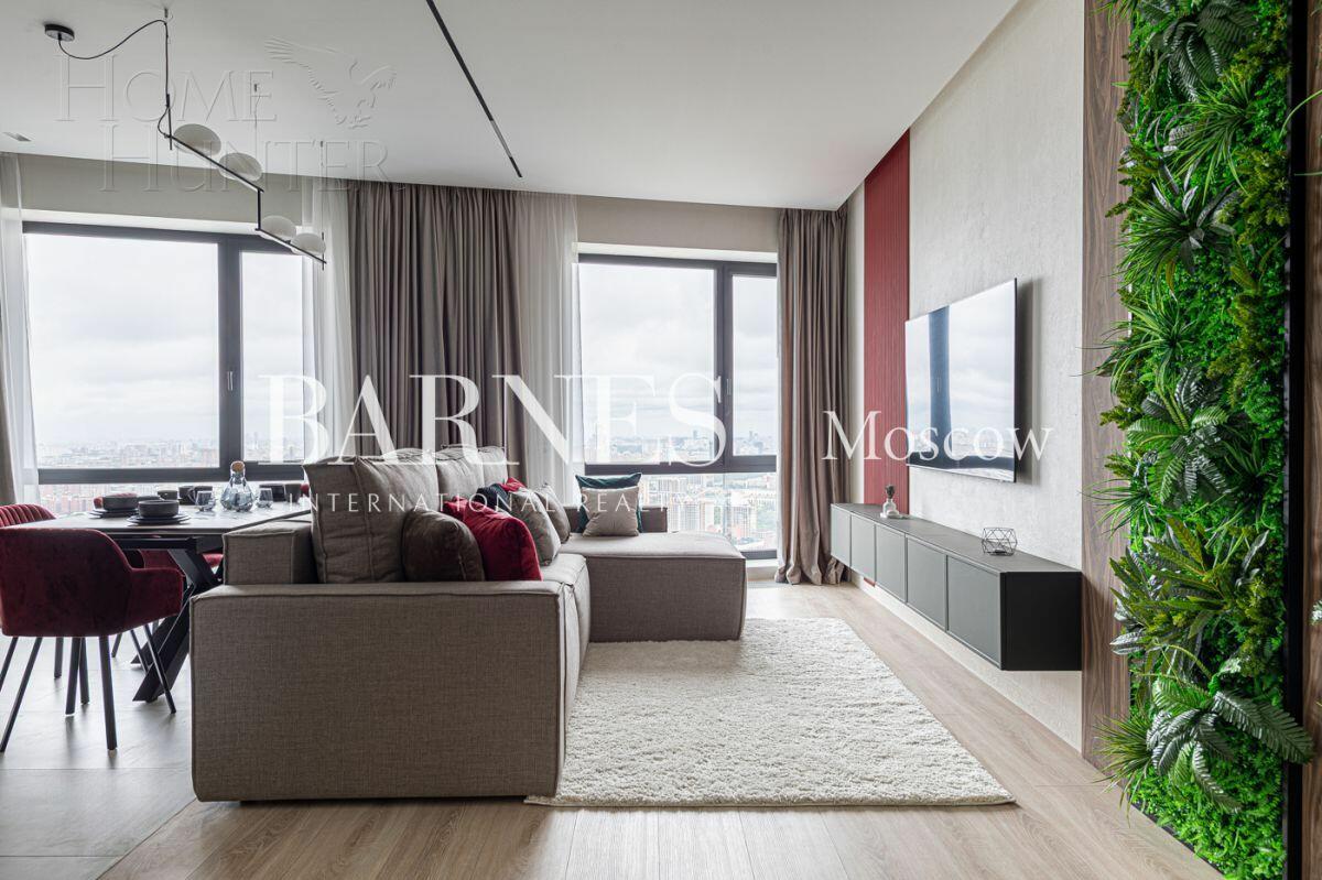 4-КОМН. КВАРТИРА С ОТДЕЛКОЙ 114.7 М² НА 56 ЭТАЖЕ