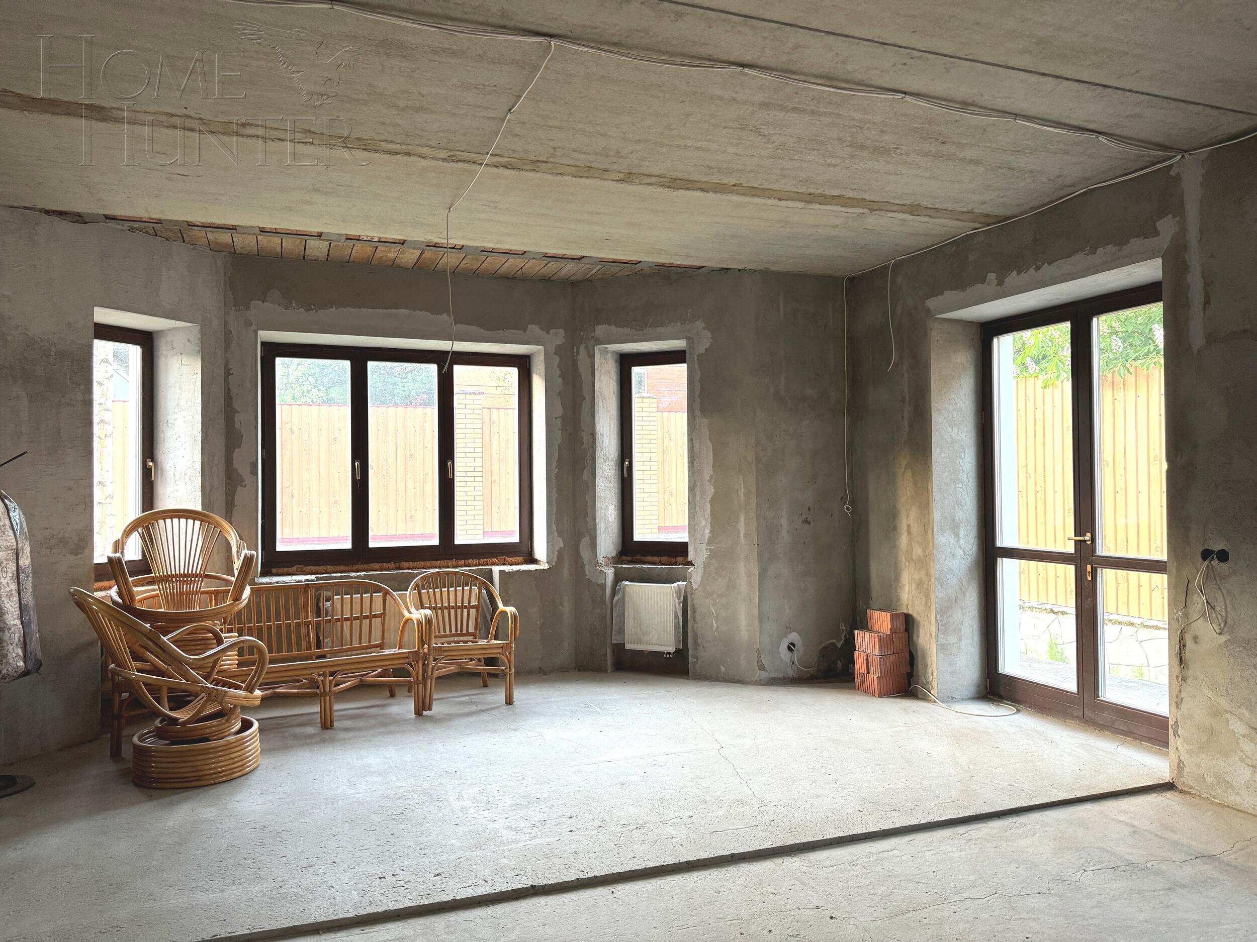 2-этажный коттедж 550 м² без отделки