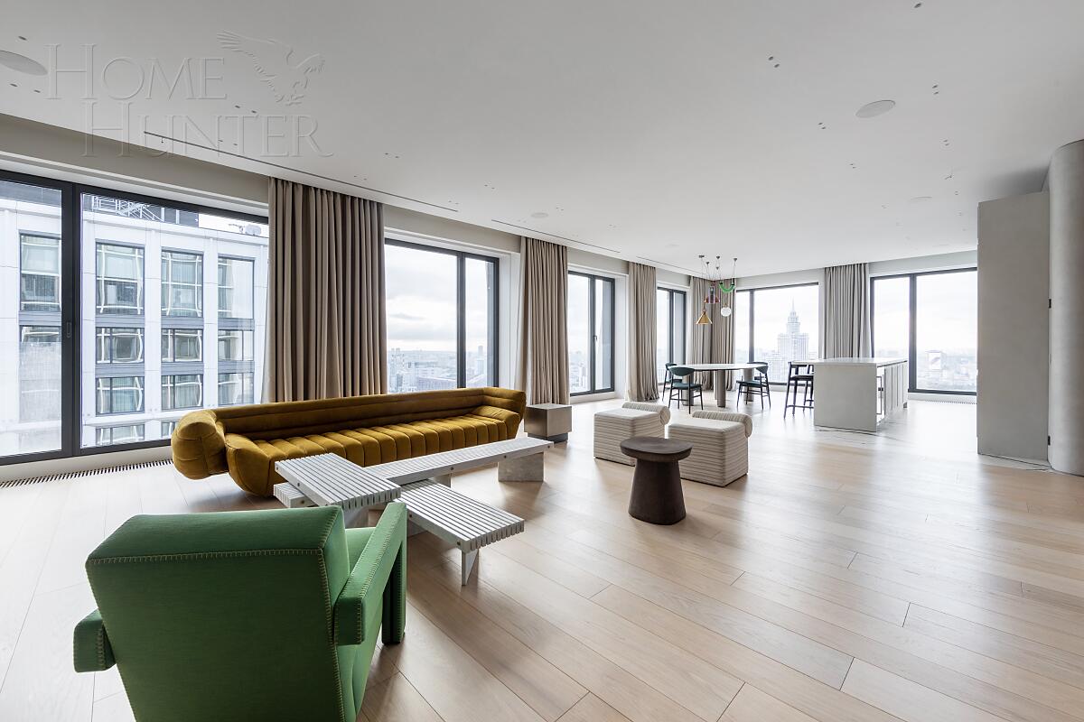 5-КОМН. КВАРТИРА С ОТДЕЛКОЙ 296 М² НА 35 ЭТАЖЕ