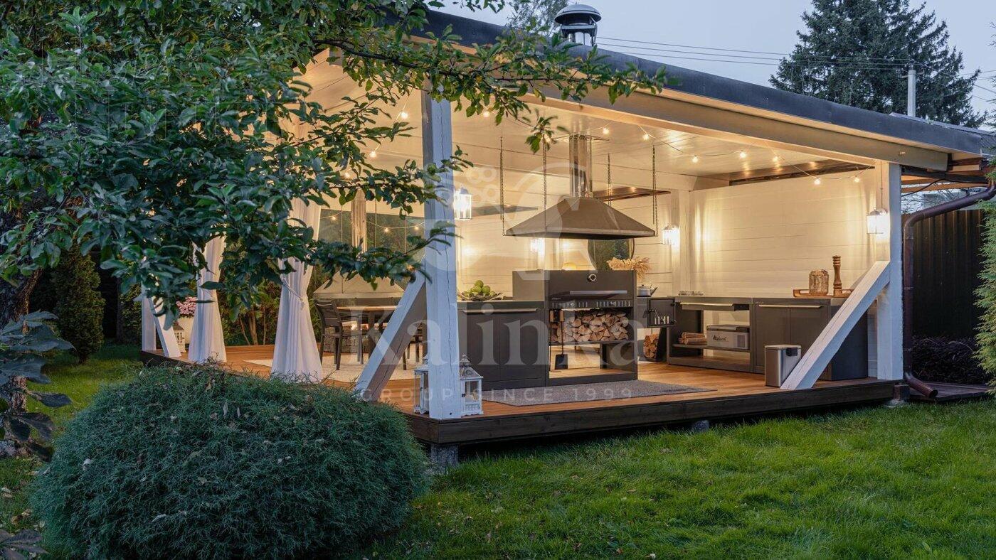 2-этажный коттедж 400 м² с отделкой