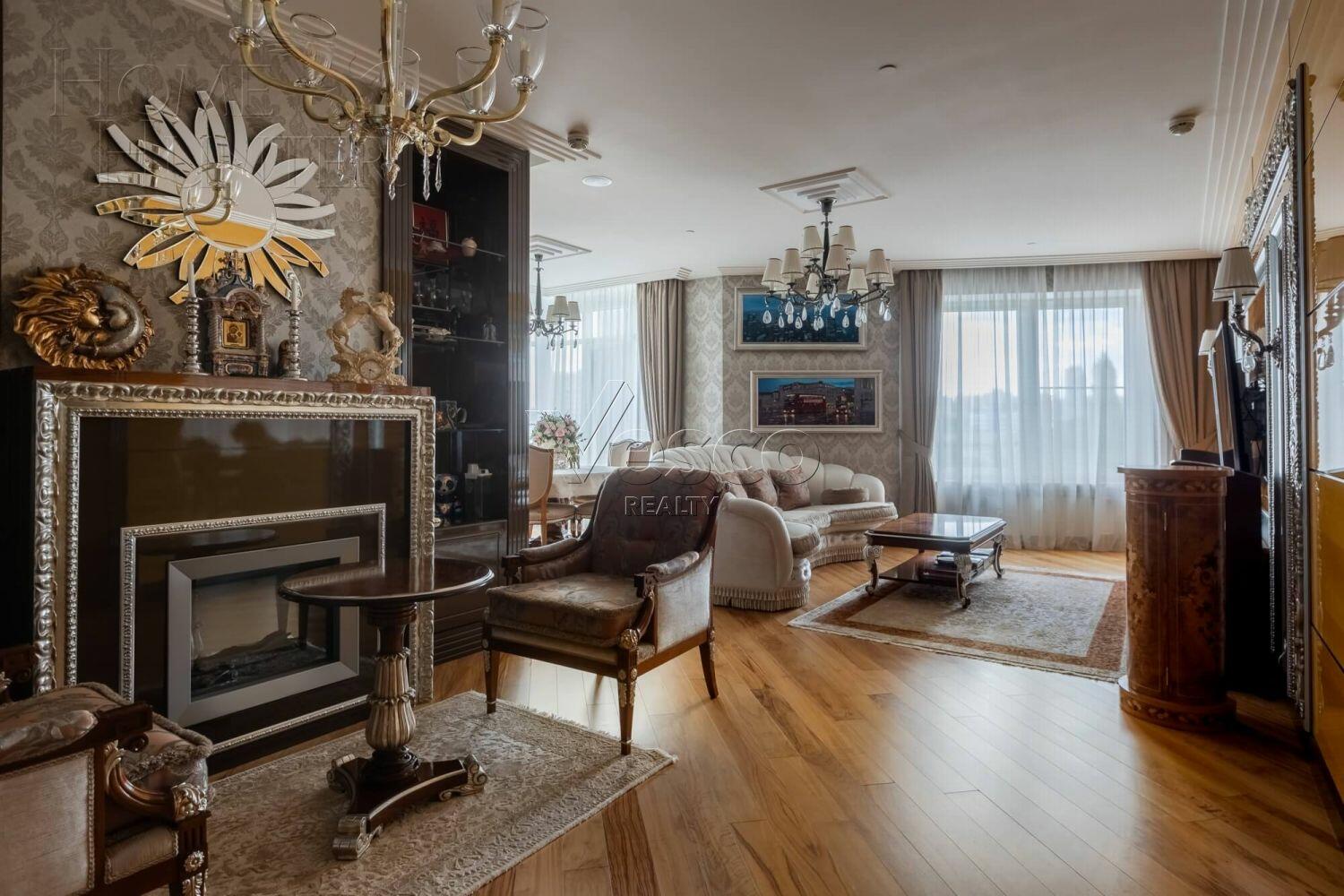 4-КОМН. КВАРТИРА С ОТДЕЛКОЙ 175.6 М² НА 4 ЭТАЖЕ