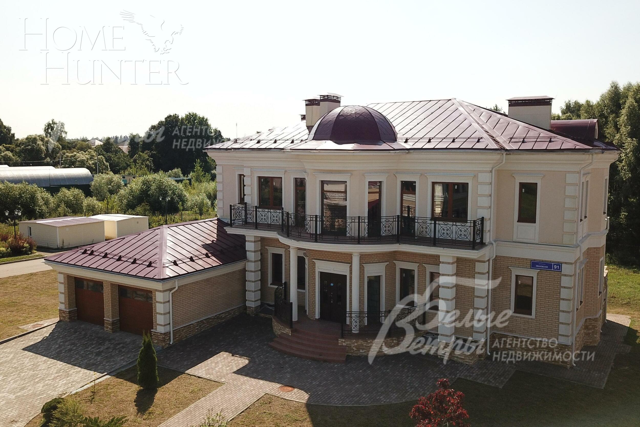 2-этажный коттедж 855 м² без отделки