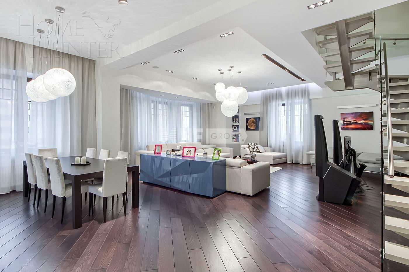 3-УРОВНЕВЫЙ ПЕНТХАУС С ОТДЕЛКОЙ 363 М² НА 9 ЭТАЖЕ