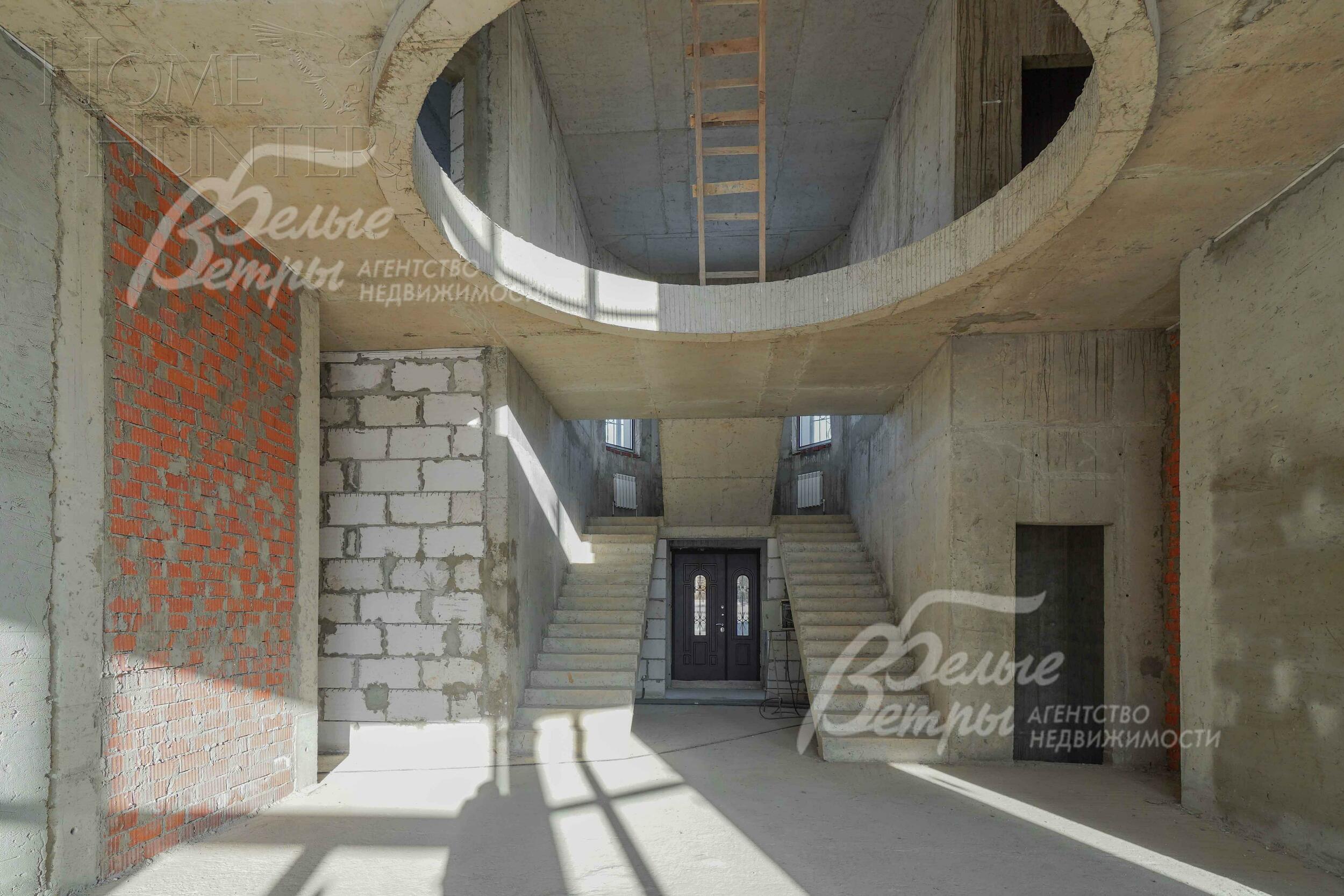 2-этажный коттедж 855 м² без отделки