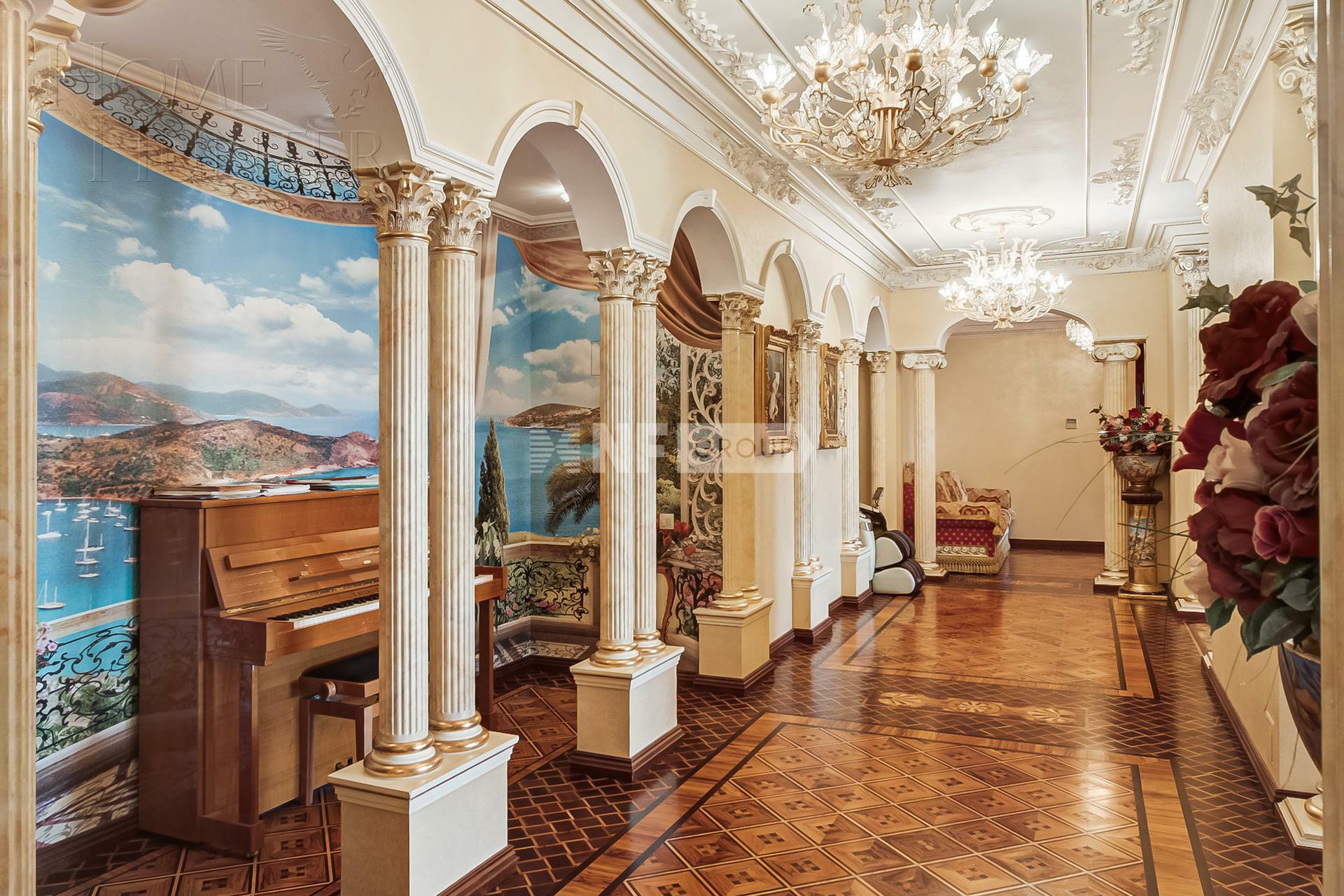 10-КОМН. КВАРТИРА С ОТДЕЛКОЙ 560 М² НА 4 ЭТАЖЕ