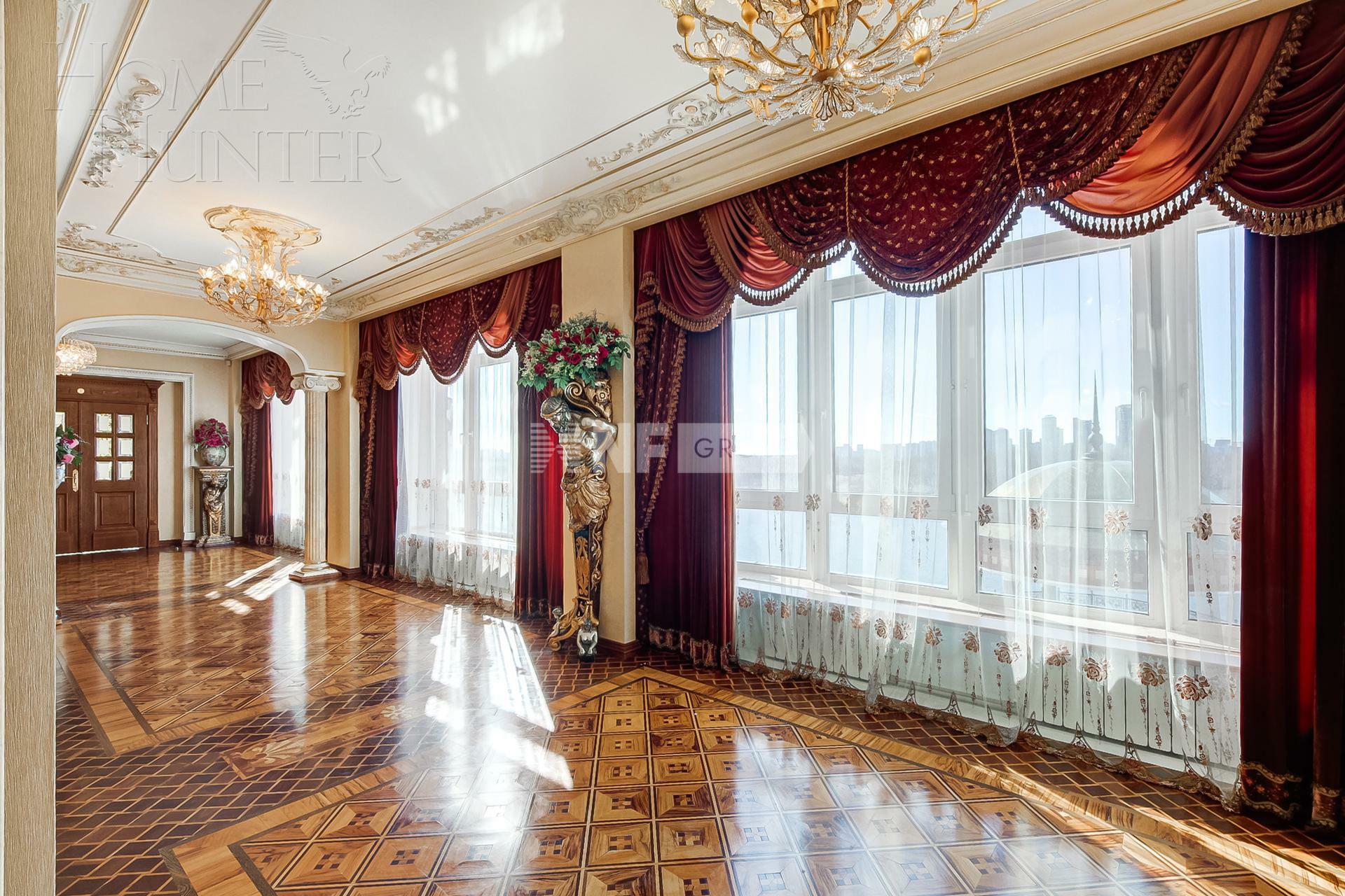 10-КОМН. КВАРТИРА С ОТДЕЛКОЙ 560 М² НА 4 ЭТАЖЕ